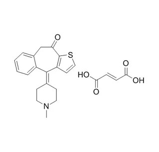 Fumarato de ketotifeno CAS 34580