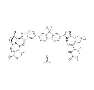 Ledipasvir (acetona) CAS 1441674-54-9