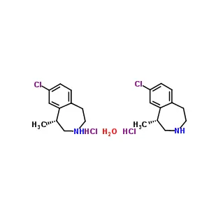 Clorhidrato de lorcaserina hemihidrato 856681 CAS-05-5