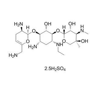 Sulfato de netilmicina CAS 56391