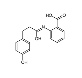 Ácido 2-(3-(4-hidroxifenil) propanamido) benzoico 697235