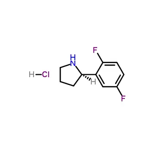 Clorhidrato de (R)-2-(2,5-difluorofenil) pirrolidina 1218935-60-4