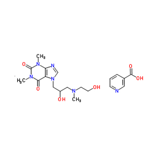 Nicotinato de xantinol CAS 437-74-1