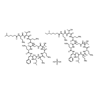 Sulfato de polimixina B CAS 1405-20-5